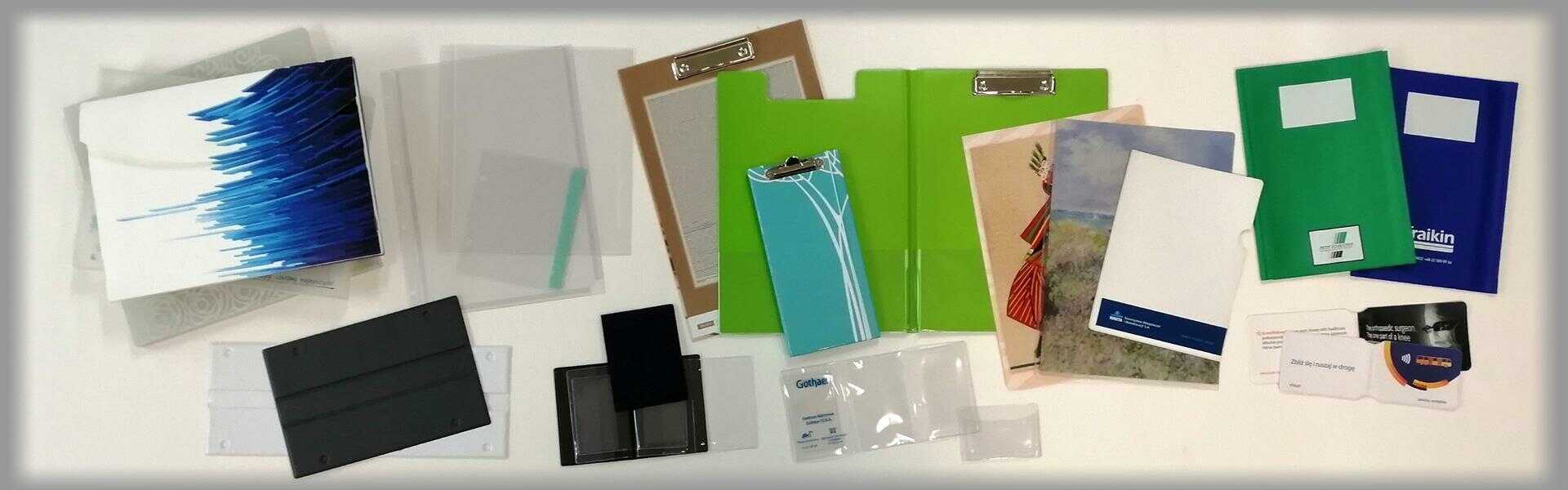 Okładki, obwoluty, deski z klipem